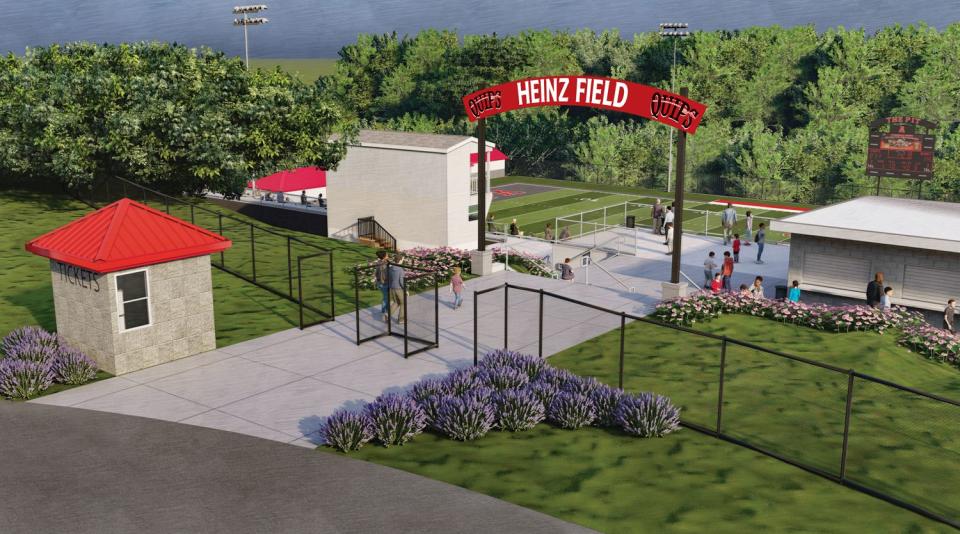 The Kraft Heinz Company will unveil a new Heinz Field at Aliquippa High School in Aliquippa. (Photo: Business Wire)