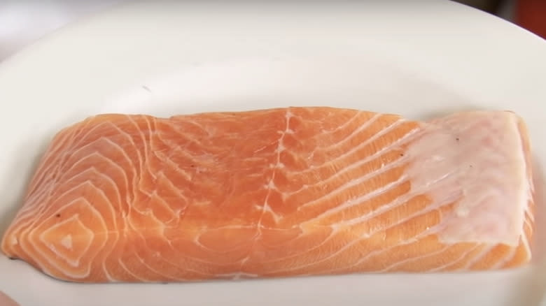 salmon fillet in milk
