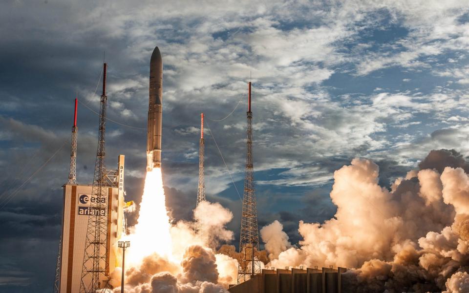 Inmarsat's rocket launched last week - ESA-CNES-ARIANESPACE/Optique VidÃ©o du CSG