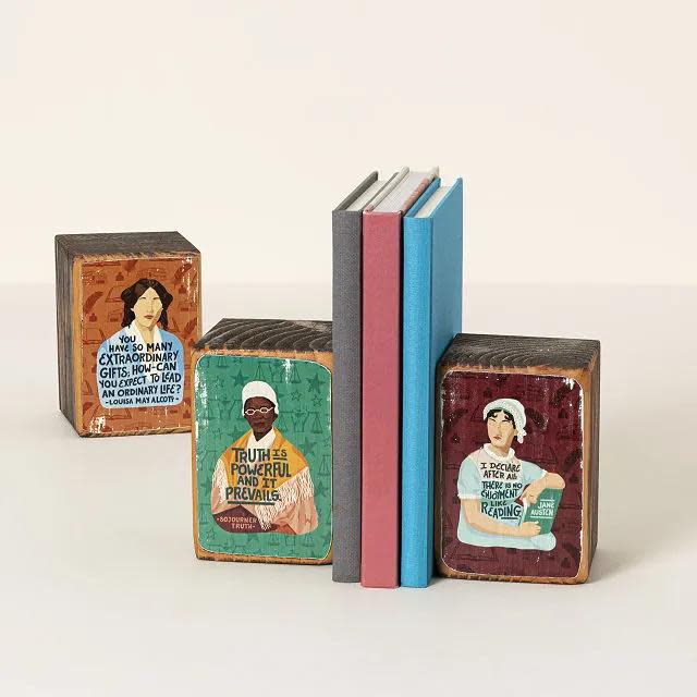 <p><a href="https://go.redirectingat.com?id=74968X1596630&url=https%3A%2F%2Fwww.uncommongoods.com%2Fproduct%2Fquotes-by-iconic-women-bookends&sref=https%3A%2F%2Fwww.bestproducts.com%2Flifestyle%2Fg45445716%2Fgifts-for-grandkids%2F" rel="nofollow noopener" target="_blank" data-ylk="slk:Shop Now;elm:context_link;itc:0;sec:content-canvas" class="link ">Shop Now</a></p><p>Quotes by Iconic Women Bookends</p><p>uncommongoods.com</p><p>$48.00</p>