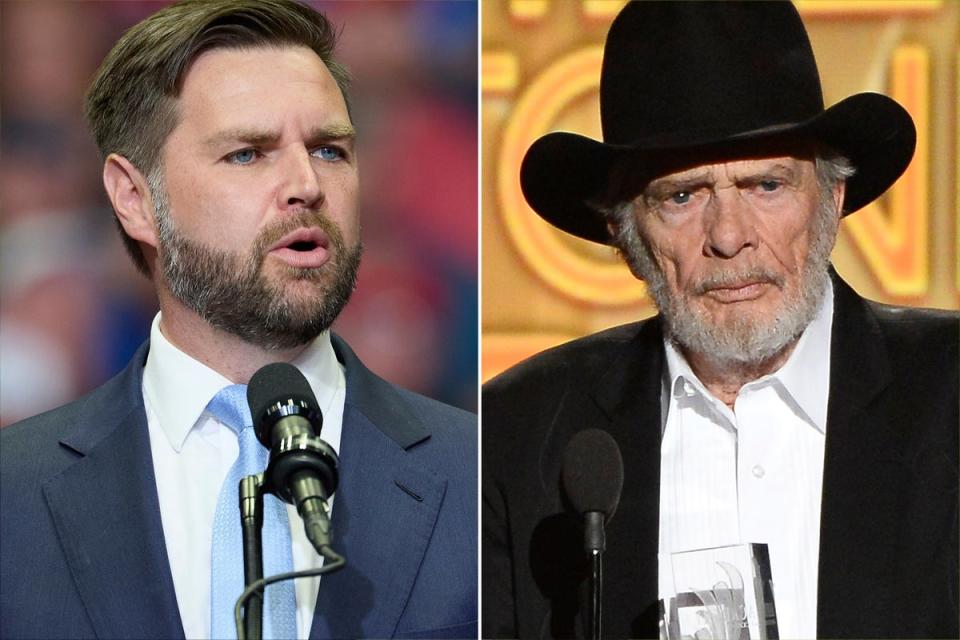 JD Vance’s Merle Haggard walk-on song has a strong anti-war message (Getty)