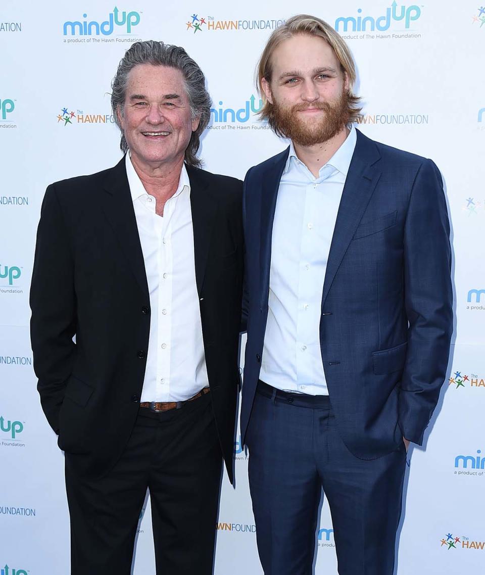 Kurt Russell and Wyatt Russell