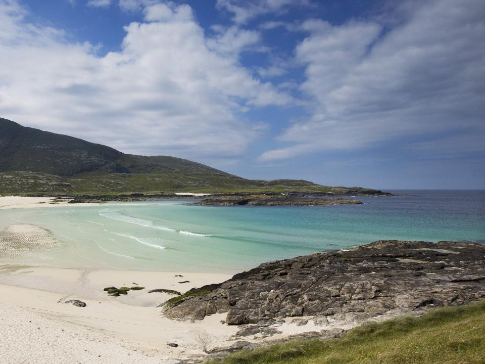 A beach on Barra, Scotland