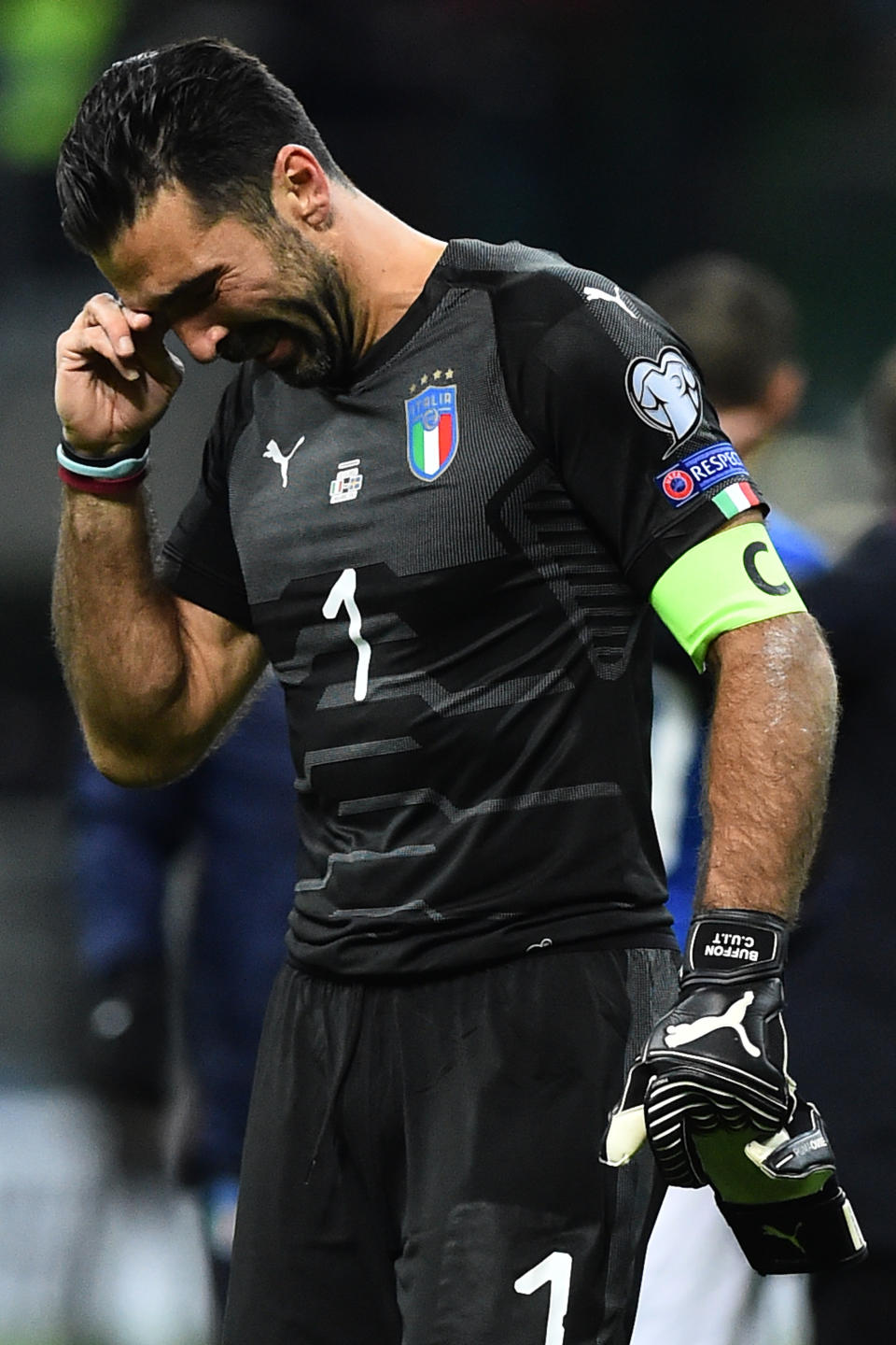 <p>Große Emotionen auf dem Fußballplatz: Torwart Gigi Buffon brach nach dem WM-Aus Italiens in Tränen aus und gab gleichzeitig seinen Rücktritt bekannt. (Bild-Copyright: Screenshot/ Time 4 Sport) </p>