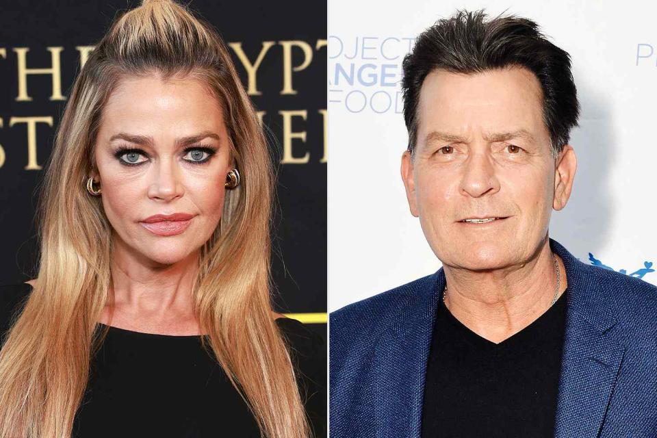 <p>Arnold Jerocki/Getty; Jerod Harris/Getty</p> Denise Richards (L), Charlie Sheen (R)