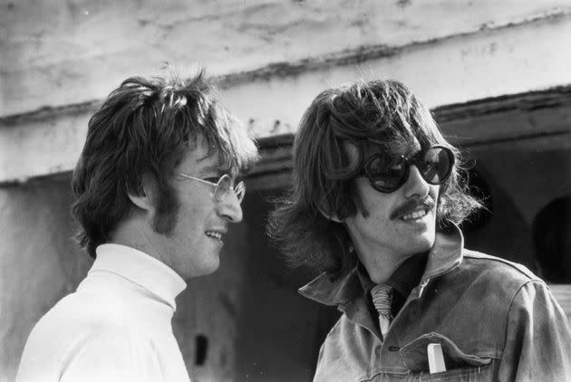 Validate and sing the praises of the more junior members of your team. Otherwise, they might pull a George Harrison (pictured here with Lennon, left) and walk out on you. (Photo: Keystone Features via Getty Images)