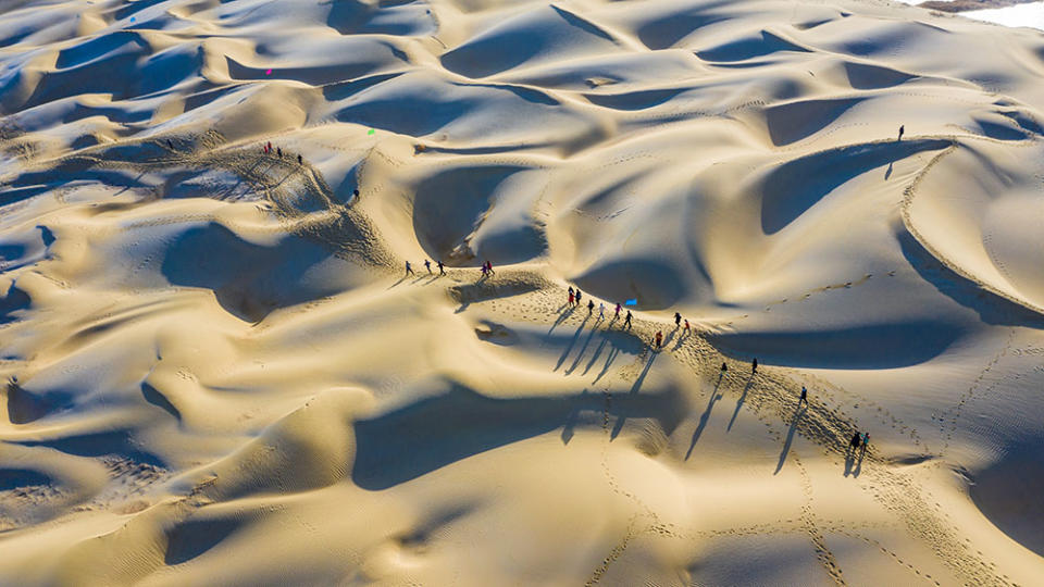 塔克拉瑪干沙漠（Photo by VCG/VCG via Getty Images, Image Source : Getty Editorial）