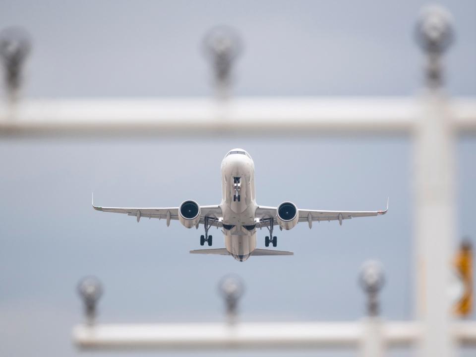 Airplane at Berlin Brandenburg Airport