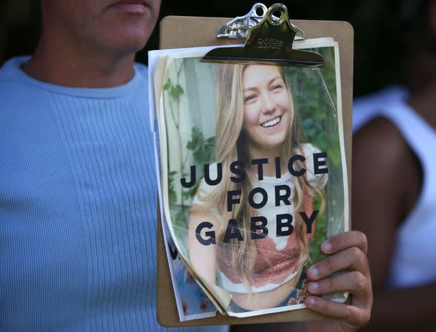 Gabby Petito was found strangled to death in Grand Teton National Park last year. Her fiancé, Brian Laundrie, was found dead after he returned alone to North Port, Florida. (Photo: NurPhoto via Getty Images)