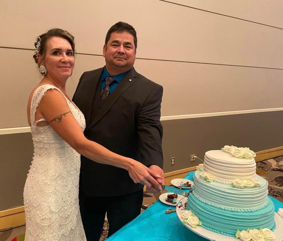 Tony Stevenson and his wife Marcie McArthur-Stevenson reconnected in 2017, more than 30 years after they left the residential school in Lebret.