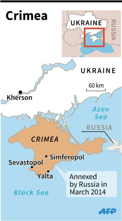 The Crimean peninsula was annexed by Russia in March 2014