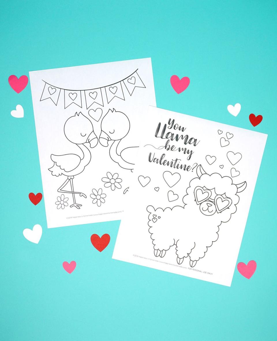 Printable Valentine's Day Coloring Pages