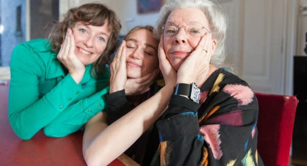 Three generations portrait of three women