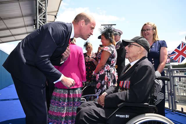 <p>Leon Neal/Getty</p> Prince William at the U.K.'s commemorative event for the 80th anniversary of the D-Day Landings in Portsmouth, England, on June 5, 2024.