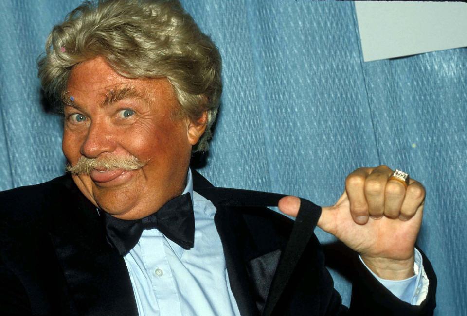 Rip Taylor, the madcap mustached comedian with a fondness for confetti-throwing who became a television game show mainstay in the 1970s, died on October 6, 2019. He was 84.