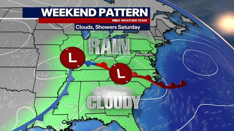 <div>DC weather: 4th rainy weekend in a row ahead for DMV</div>