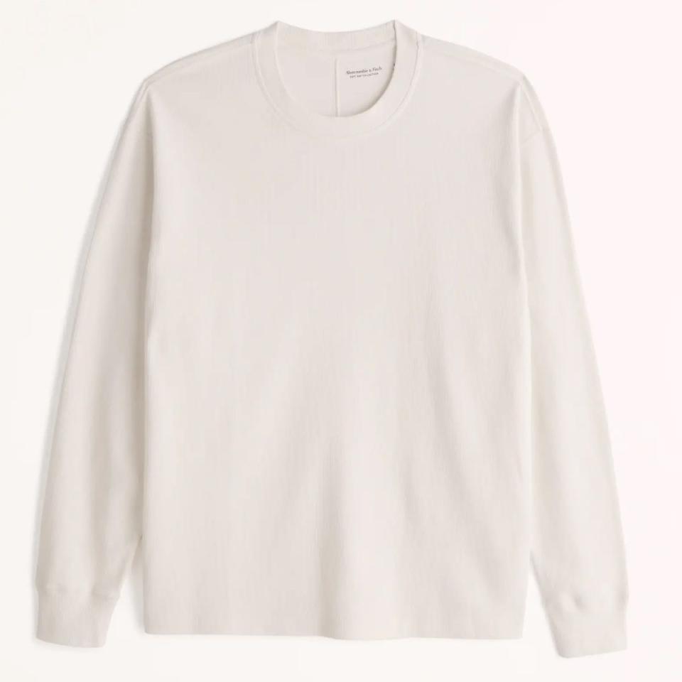 Ribbed Thermal Long-Sleeve Tee