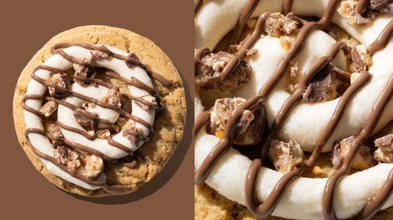 Crumbl Peanut Butter Snickers cookie