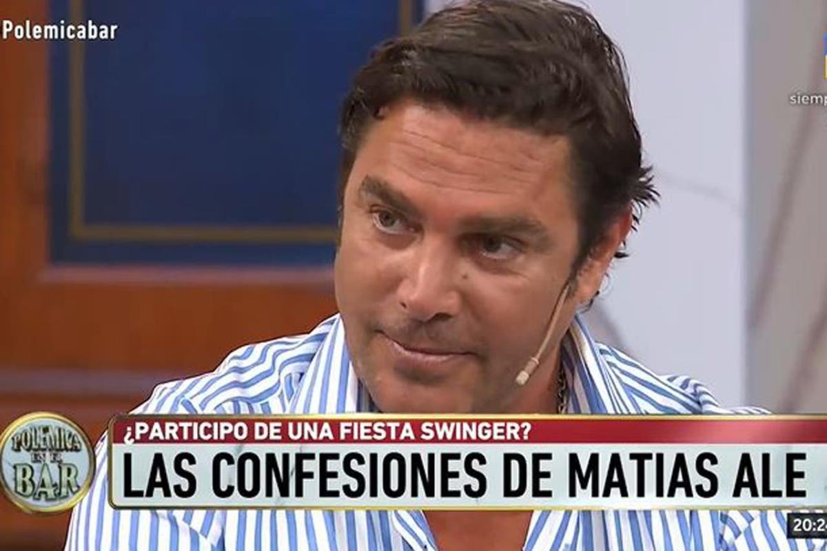 Matías Alé relató su experiencia swinger