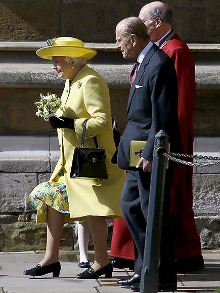 Queen Elizabeth and the Royal Family Are Perfectly Polished at Easter Services in Windsor| Easter, The British Royals, The Royals, Lady Louise Windsor, Prince Edward, Prince Philip, Princess Anne, Princess Beatrice, Princess Eugenie, Queen Elizabeth II, Sophie of Wessex