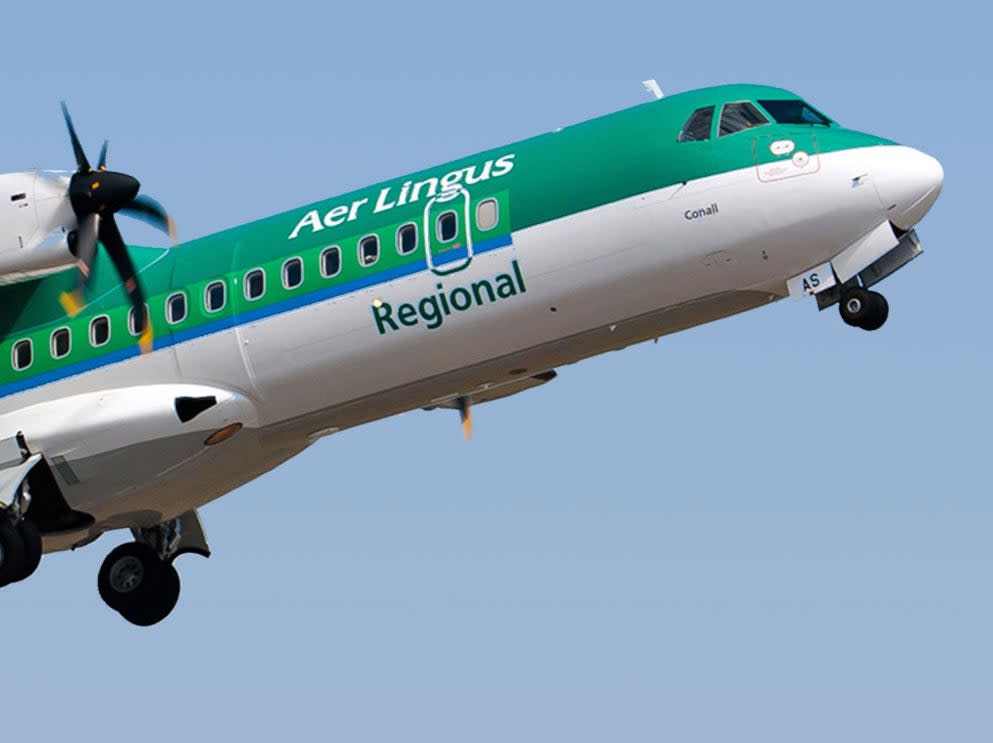 Stobart Air plane in the colours of Aer Lingus Regional (Aer Lingus)