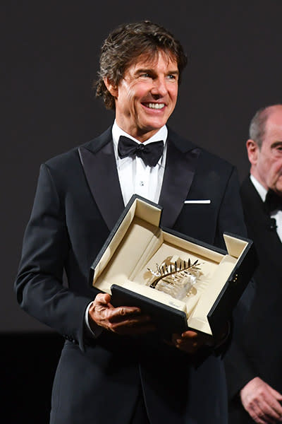 Cruise with his honorary award - Credit: Paramount Pictures