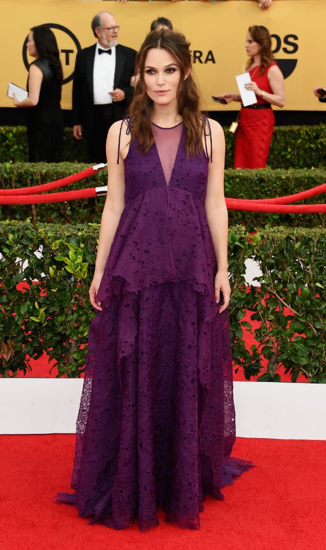 Powerful in Purple at the SAG Awards(2015)