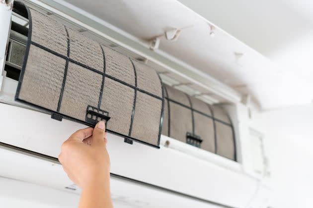 An expert shares why changing your HVAC filter is important to help stop the spread of viruses like RSV and COVID-19. (Photo: Songsak rohprasit via Getty Images)