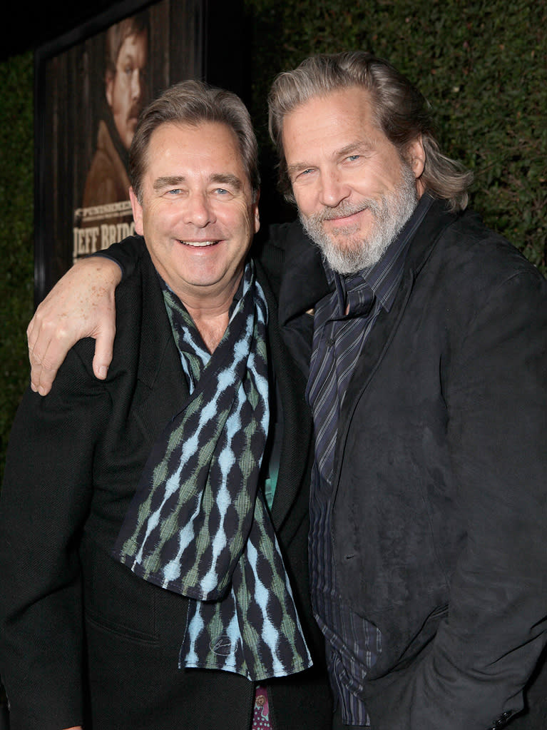 True Grit 2010 LA Screening Beau Bridges Jeff Bridges