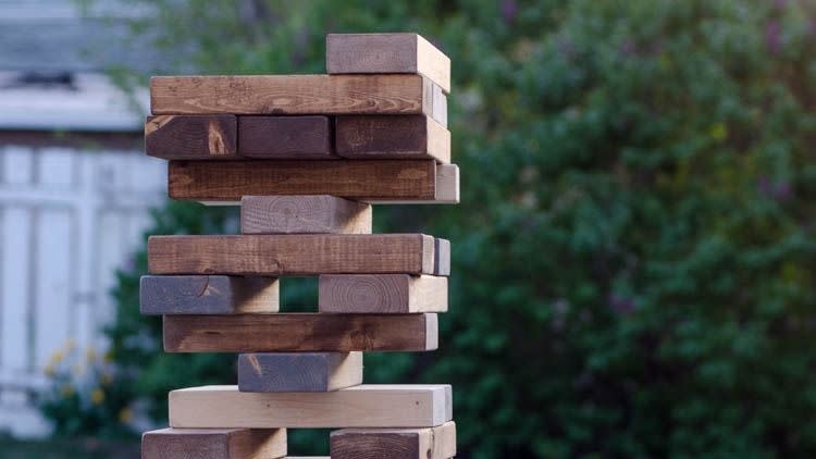 fathers day games giant jenga