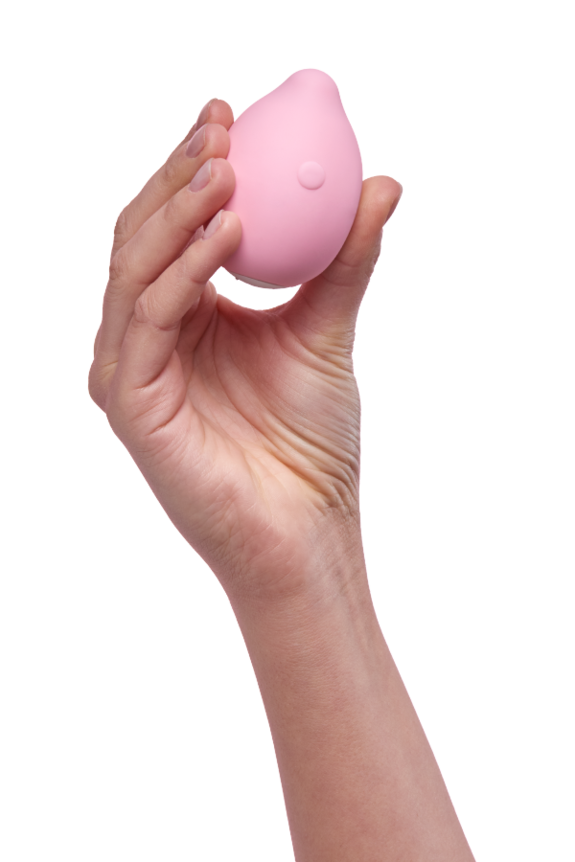 Nope, this isn't a beauty blender. This vibrator is simple to use, and a great toy for first timers.&nbsp;<a href="https://unboundbabes.com/products/unbound-squish" target="_blank" rel="noopener noreferrer">T<strong>he harder you squeeze, the stronger the vibrations</strong></a>. Your partner can even record a unique vibration pattern for you to replay during solo time.