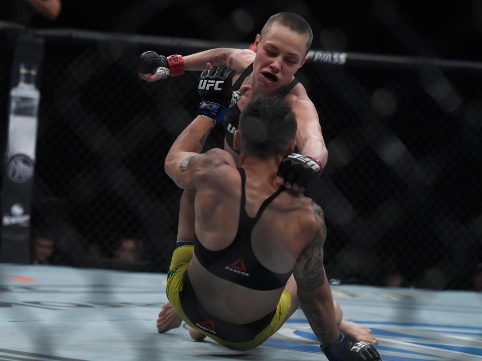 Rose Namajunas lost two family members to the coronavirus pandemic and withdrew from UFC 249: AFP via Getty