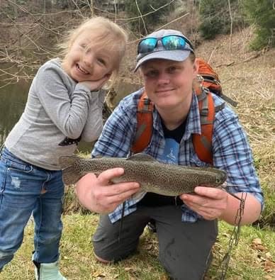 The late Marc Shoaf pictured on a fishing excursion with his daughter Gwen. A memorial dinner is being held Feb. 24, 2024, to benefit a trust for the youngster.