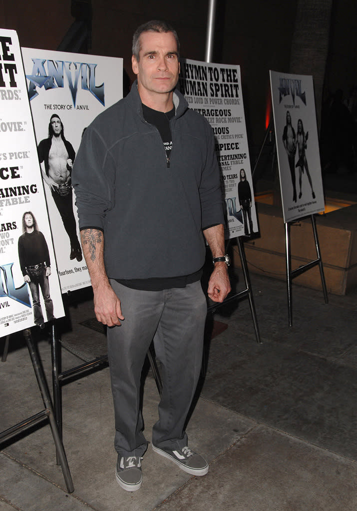 Anvil The Story of Anvil Premiere LA 2009 Henry Rollins