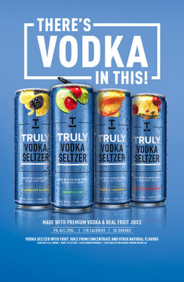 Truly Vodka Seltzer. There's Vodka in This!