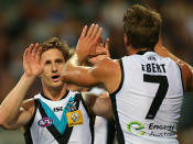 Port Adelaide ran out the match well, winning by 14 points.