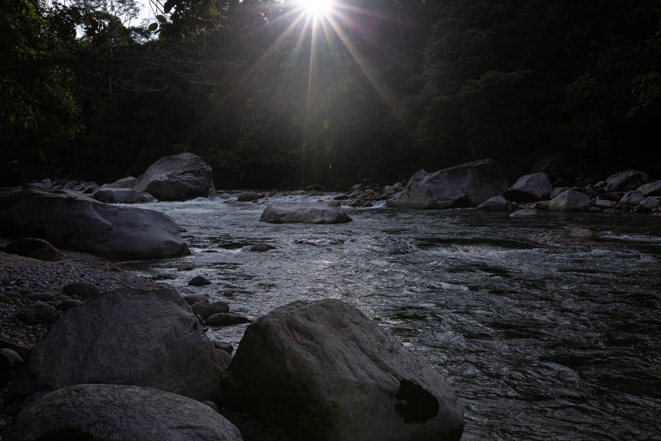 The inhabitants of the Piatúa River believe the river is protected by guardian spirits that must be respected.<span class="copyright">Andrés Yépez for TIME</span>