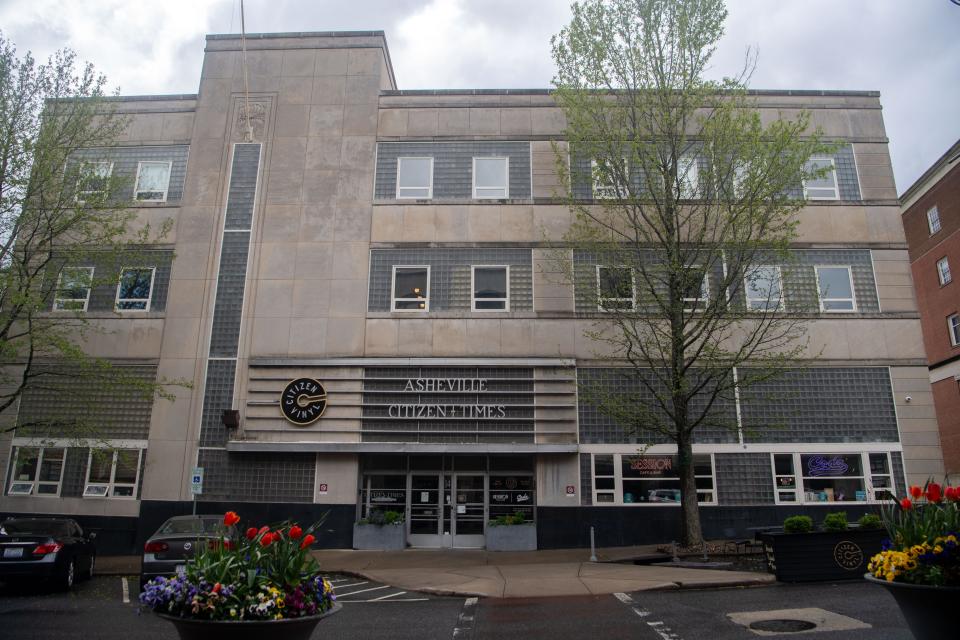 The Citizen Times building at 14 O. Henry Ave, April 11, 2024.