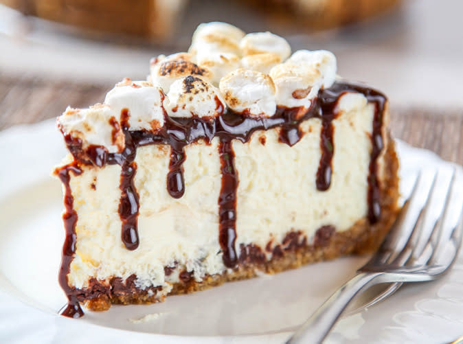 No-Bake S'mores Cheesecake