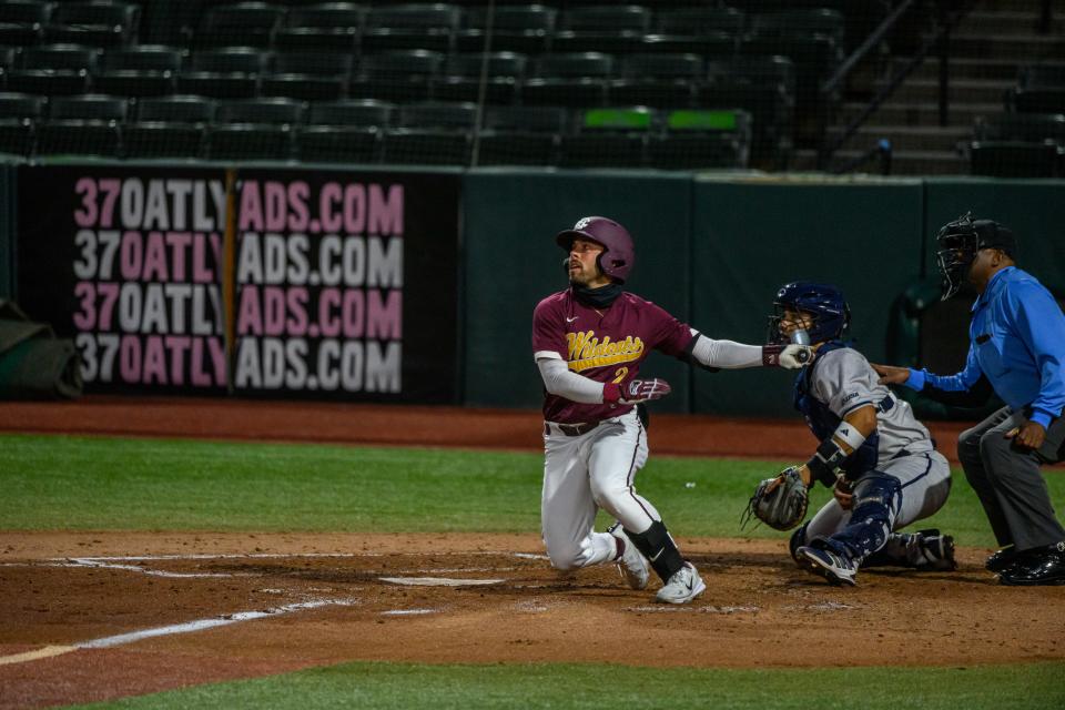 Colton Olasin set a new career-high in his second season at Bethune-Cookman with a .303 batting average.