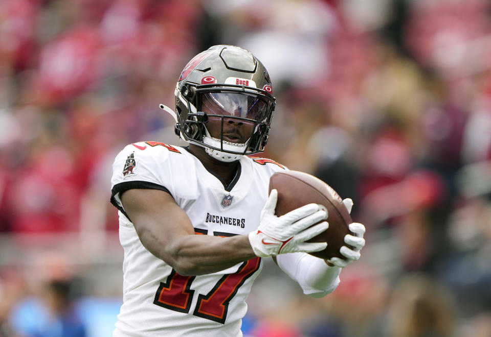Russell Gage Jr. #17 of the Tampa Bay Buccaneers has fantasy value