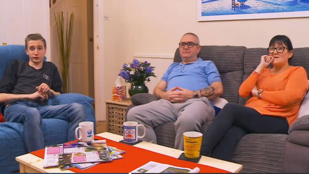 The Manuels on Gogglebox in 2016 (Photo: Channel 4)