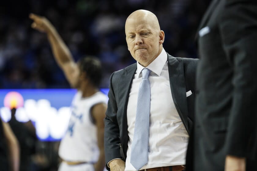 Westwood, CA, Wednesday, December 1, 2021 - Head coach Mick Cronin.