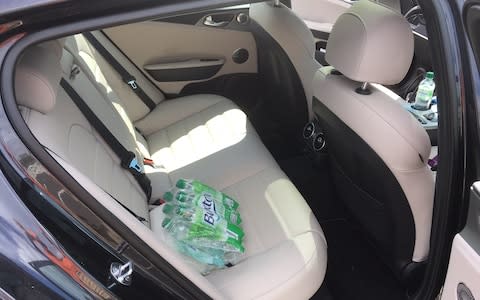 Kia Stinger rear seat