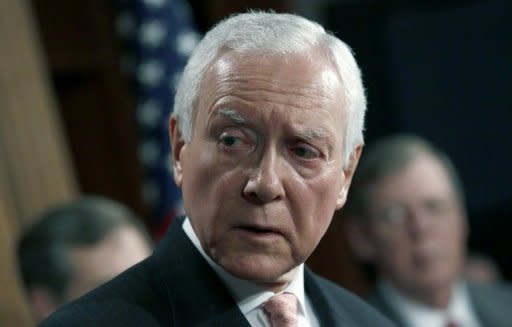 A deal to push long-stalled US free trade agreements with South Korea, Colombia and Panama through Congress crumbled as Republicans, including Orrin Hatch, pictured in January 2011, blocked a key session in a dispute over aid to workers