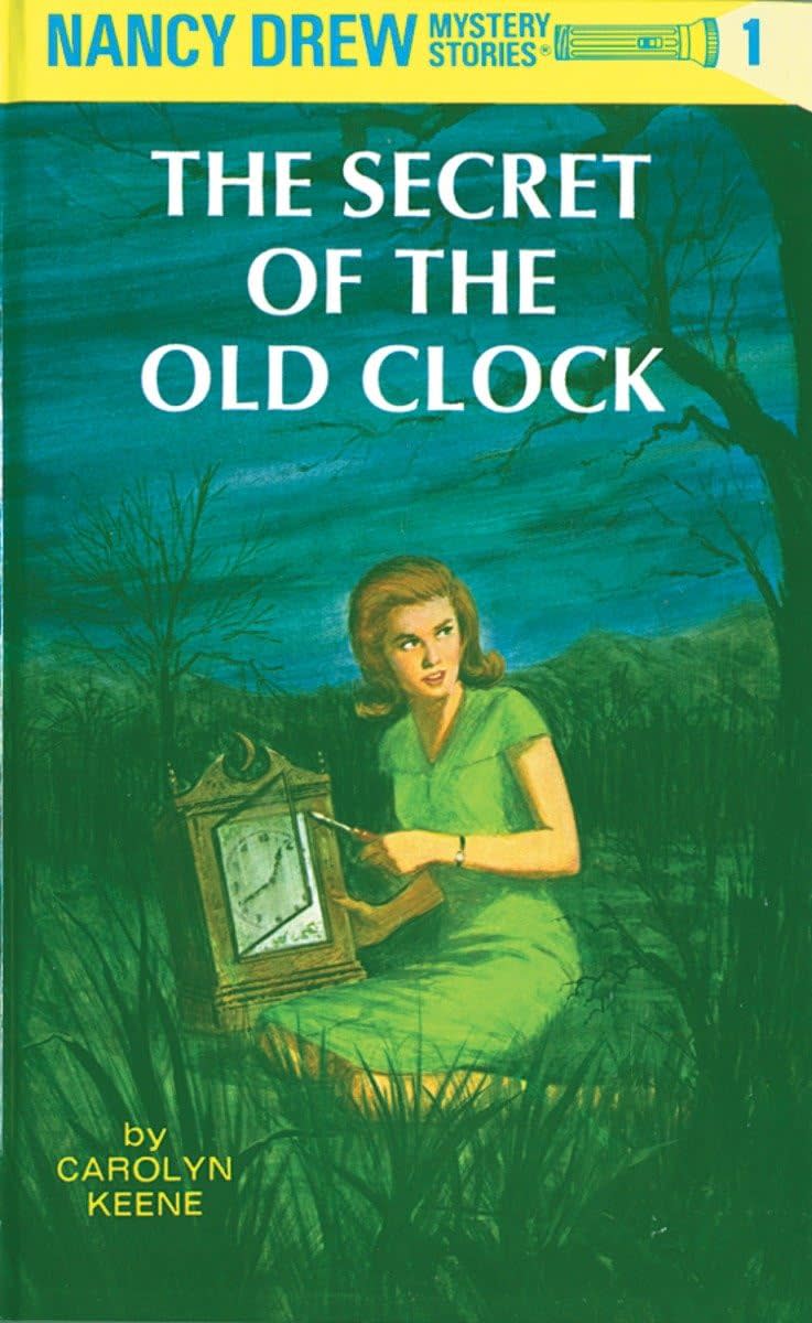 Book cover for "Nancy Drew: The Secret of the Old Clock." Fans of Nancy Drew can learn about the history and mystery of the character at the Fall River Public Library.