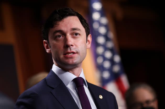 Sen. Jon Ossoff (D-Ga.) said bringing clean-energy manufacturing back to the U.S. is a key national security issue on which Democrats and Republicans agree.  (Photo: Kevin Dietsch via Getty Images)