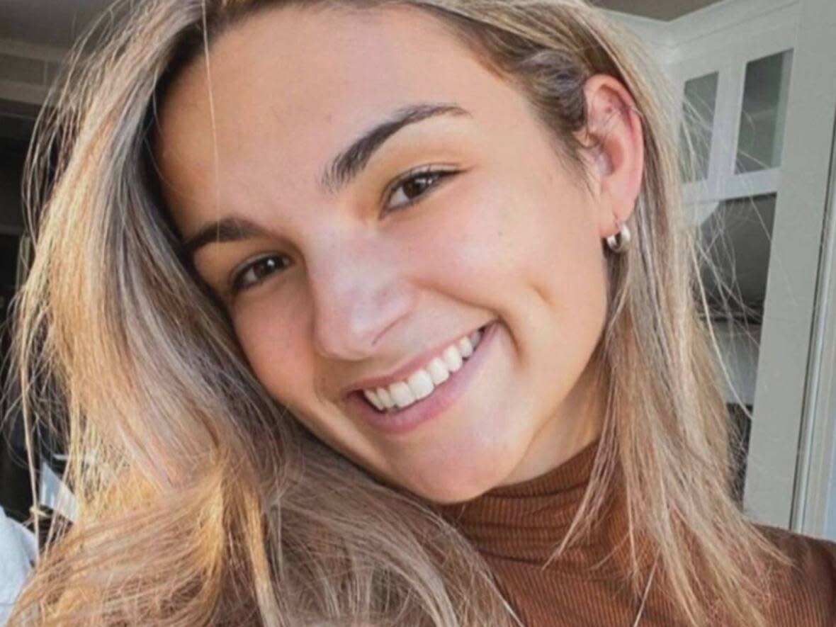 Following a lengthy battle with undiagnosed Lyme disease and detiorating health conditions, 22-year-old Amélie Champagne took her life on Sept. 11.  (Arbor Memorial - image credit)