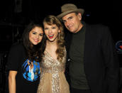 <p>As Swift performed at Madison Square Garden for her <em>Speak Now</em> World Tour in 2011, she was joined by not one, but two special musical guests. She and <a href="https://people.com/celebrity/selena-gomez-and-taylor-swift-friendship/" rel="nofollow noopener" target="_blank" data-ylk="slk:bestie Selena Gomez;elm:context_link;itc:0;sec:content-canvas" class="link ">bestie Selena Gomez</a> performed a rendition of "Who Says" and legendary musician James Taylor (aftter <a href="https://www.stereogum.com/1801715/qa-james-taylor-on-songwriting-sobriety-taylor-swift-montana-stereogum-premiere/interviews/" rel="nofollow noopener" target="_blank" data-ylk="slk:whom she's named;elm:context_link;itc:0;sec:content-canvas" class="link ">whom she's named</a>) joined her to perform his hit "Fire and Rain." </p>