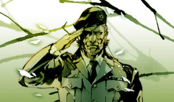  Big Boss saluting. 